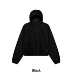 Ruen Diagonal Zipper Summer Windbreaker