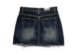 Koku denim pocket pleated skirt