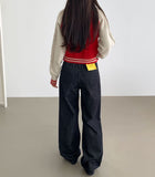 Cable Color Matching Design Two-Way Pendant Knit Zip-Up Cardigan