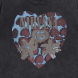 Penner Heart Washed Short Sleeve T-shirt