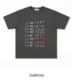 Code Vintage Lettering Short Sleeve
