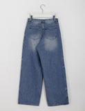 Pohin washed denim pants