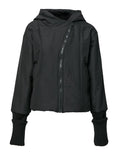 Hooded Asymmetrical Puffer Jacket