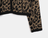 Nona Leopard Hopi Brush Knit Cardigan