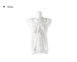 [Fake Layered] Mimi Layered Halter Lace T-shirt