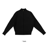 SPRING OVER KNIT ZIP-UP
