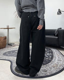 Kael Button Fly Curved Pants