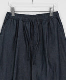 [unisex] Cant Raw Denim Banding Bermuda Pants