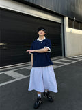 Plain Over Soccer Collar Tee