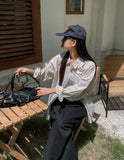 Mel Stripe Overfit Cotton Shirt