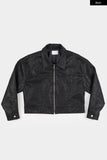 Boyle minimal leather jacket