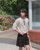 Maro Belted Half Pants