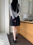 Maroni Pleats Tennis Midi Skirt
