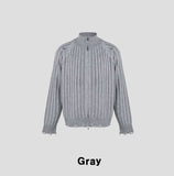 Todd Rib Knit Zip-up