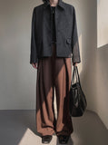 Light maxi wide slacks