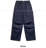 Bias Raw Edge Carpenter Cargo Pants
