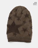 Corem star knit long beanie