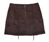 house corduroy cargo skirt