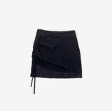 Le L String Shirring Skirt