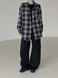 Gingham Overfit Check Shirt