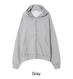 Dihen Two Way Hooded Zip-Up
