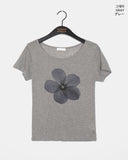 Carmen Flower See-Through Short Sleeve T-Shirt
