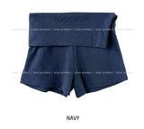side zipper pig shorts