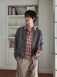 Heyri Wool Cropped Knit Cardigan