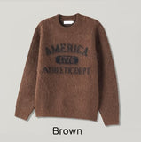 Soft Lettering Over Knit