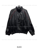 Kai Nylon Glossy Piping Zip-up