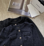 Duel Glitter Pocket Tweed One Piece