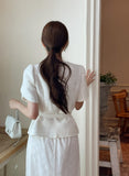 Beno Square Spangled Tulip Tweed Jacket (Belt Set)