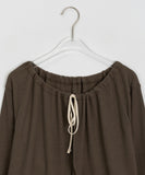 [BAONHAUS] Nitch String Ribbed Cardigan Set