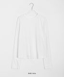 Yoni Color Plain Long Sleeve Tee