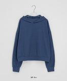 Felpa Waffle Over Hoodie