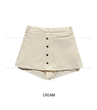 Chief Front Button Skirt Pants