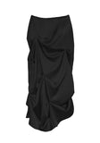 Glopin Drape Satin Skirt