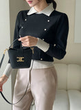 Tias Double Button Collar Knit
