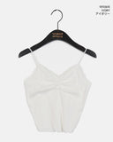 Wenme Lace Shirring Layered Sleeveless