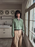 Molded Cable Collar Cardigan