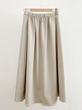 Lovin Banding Pintuck Flare Skirt