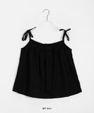 Ronel lace ribbon shirring sleeveless