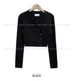 Hari unbalanced crop knit