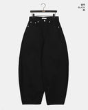 Hiro Ribbon Pocket Wide Cotton Pants