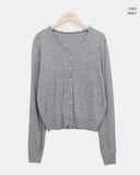 Pairing Frill V-Neck Knit Cardigan