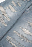 Anaheim distressed bermuda denim pants