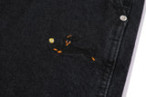Animal Stitch Bermuda Denim Pants