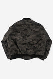 Camo edge quilted crop jumper