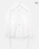 Suhi Rivet Pocket Strap Loose Fit Long Sleeve Shirt