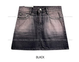 Gra Washing Denim Mini Skirt